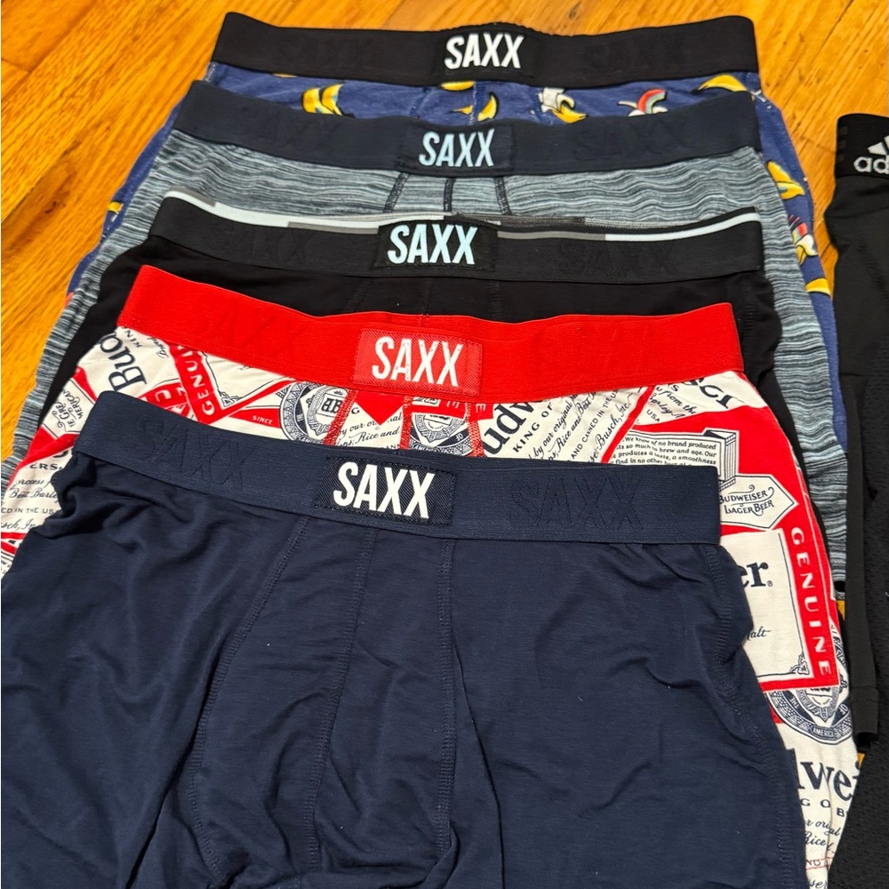 A Lot SAXX Men's Boxer Brief Underwear  Size S (5 Saxx Brand 3 Others Brand